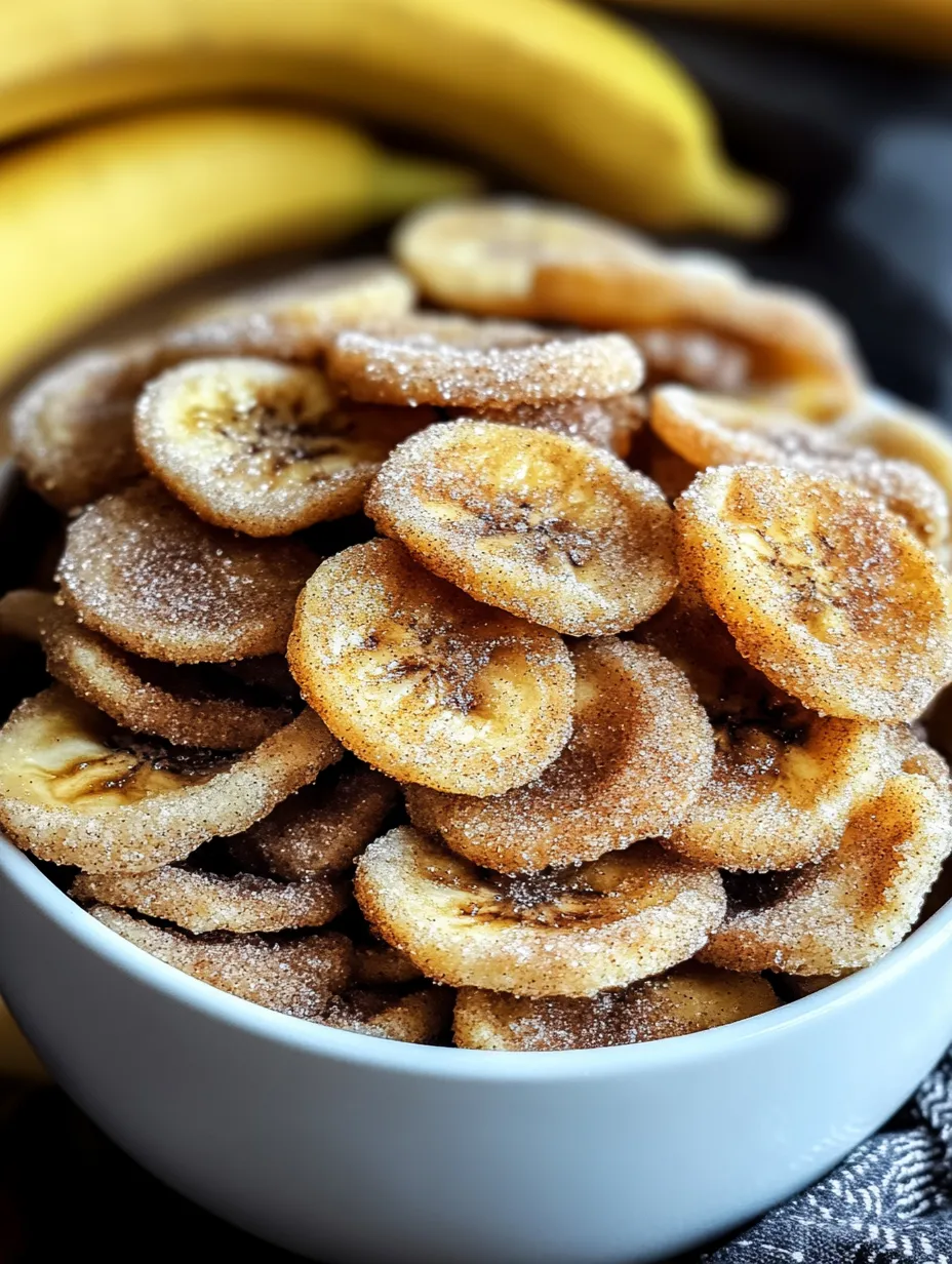 Eine Schale Bananenchips.