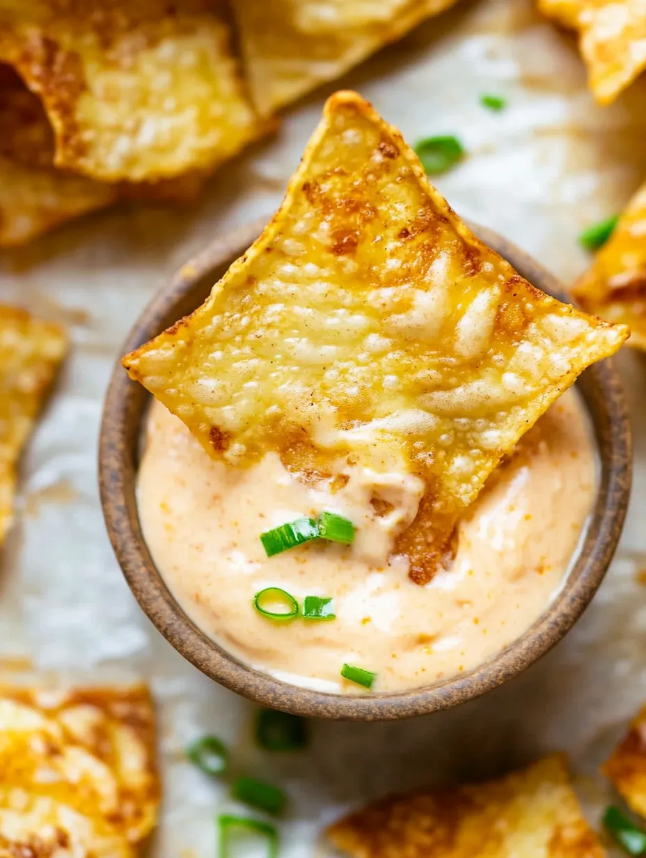 Eine Schüssel mit Parmesan-Zwiebelchips Rezept.