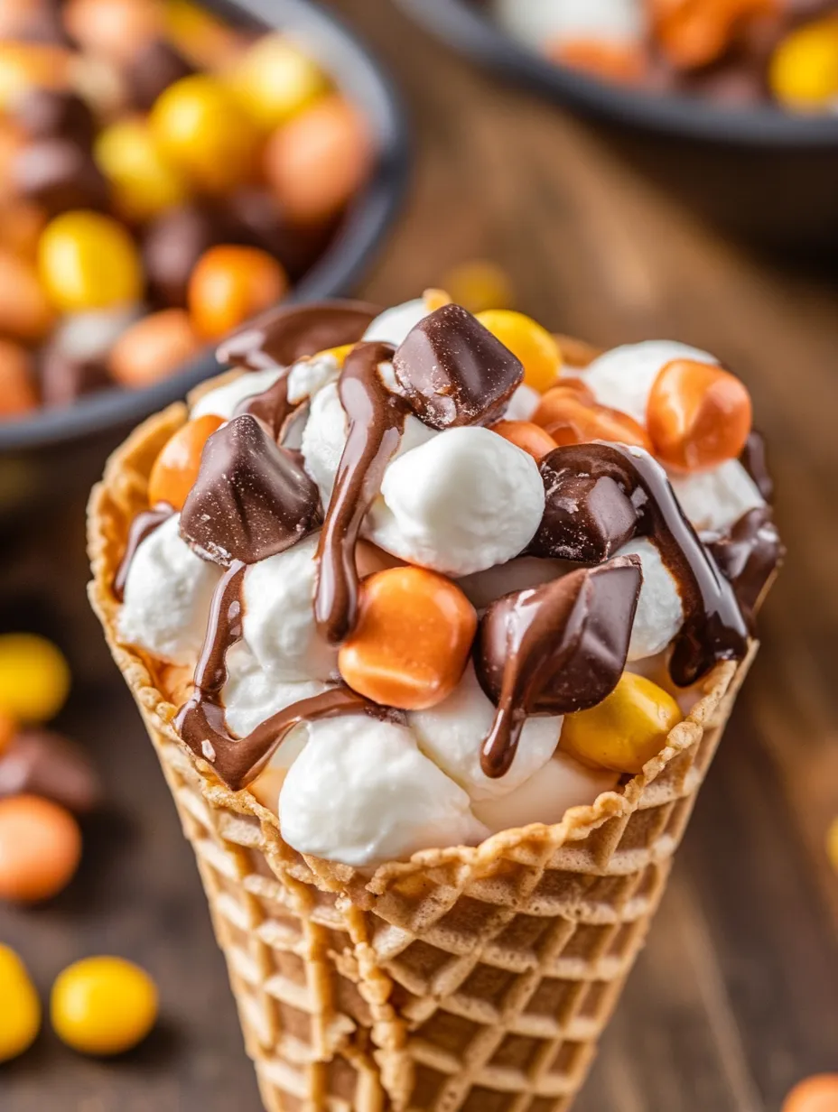 Ein köstlicher Reese's Waffelbecher-Genuss.