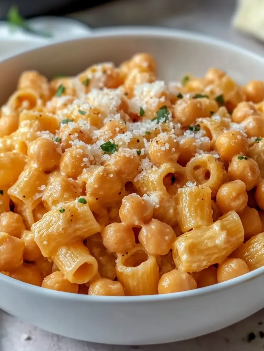 Eine Schüssel Pasta e Ceci Kichererbsengericht.