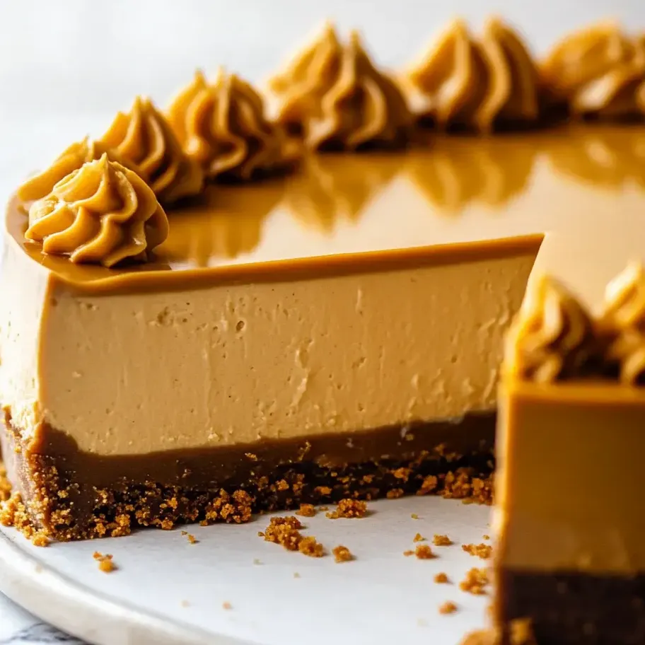 Ein Stück Schokokuchen mit Karamellsauce.