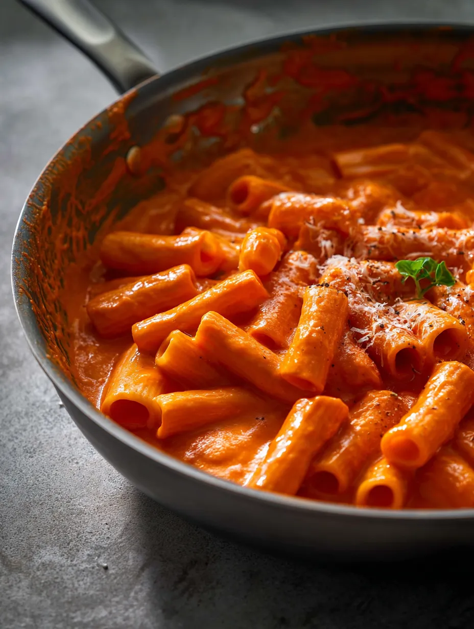Eine Schüssel Pasta mit Soße.