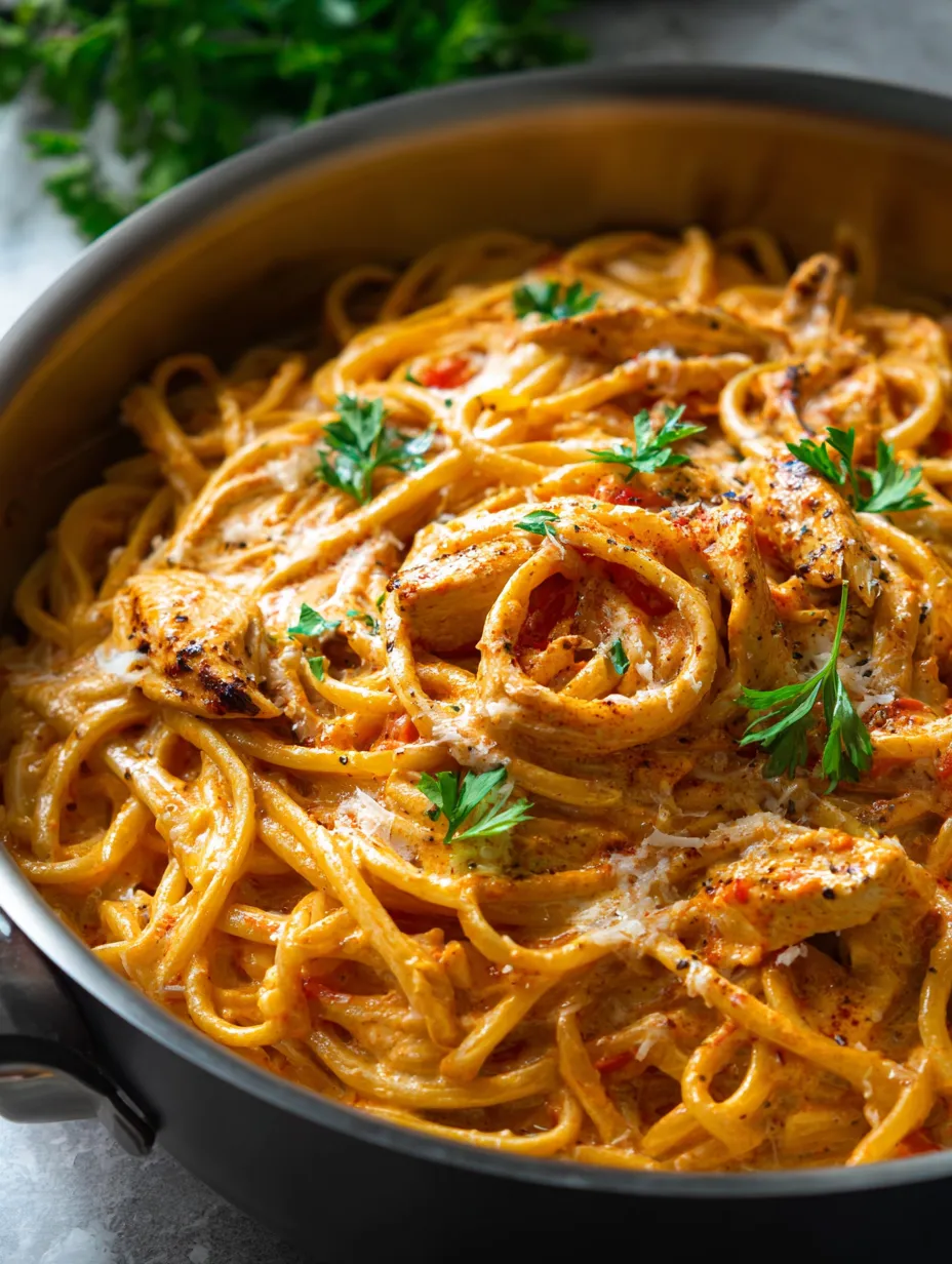 Eine Schüssel Pasta mit Ragout.