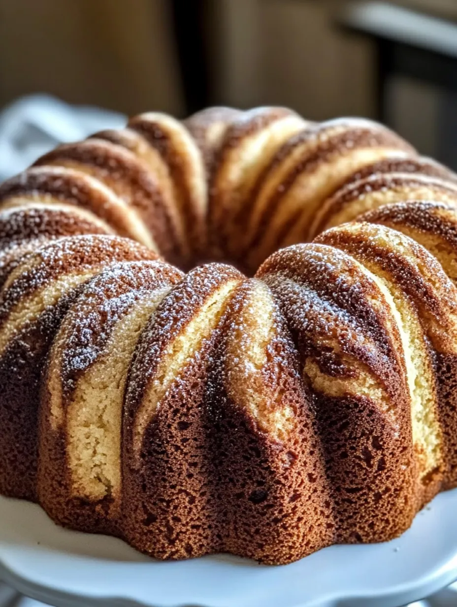 Ein Kuchen mit braun-weißer Glasur.