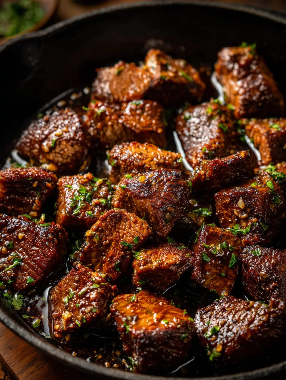 Eine Schüssel mit Fleisch und grünem Topping.