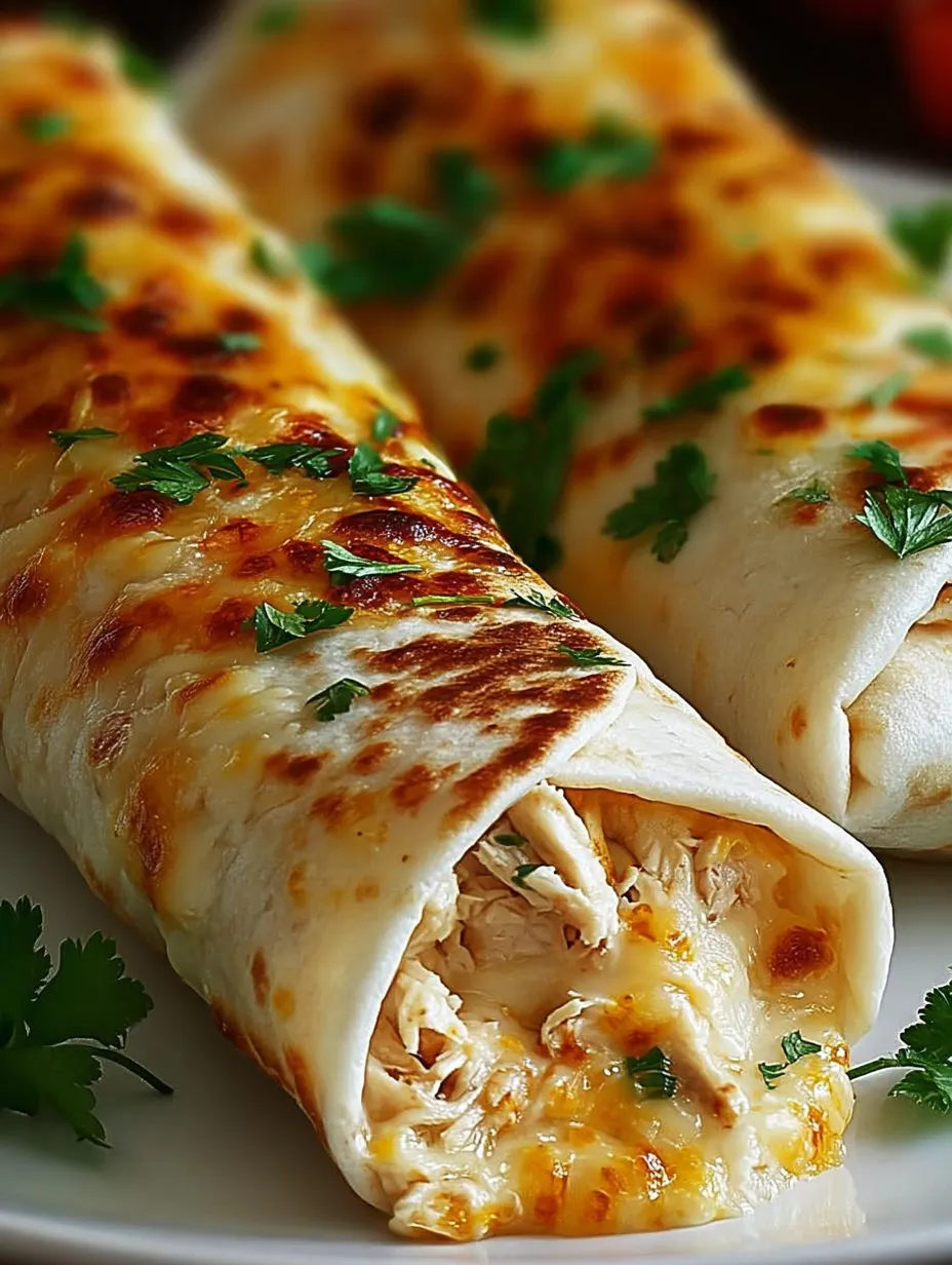 Ein Teller mit Burrito und Chicken-Wrap.