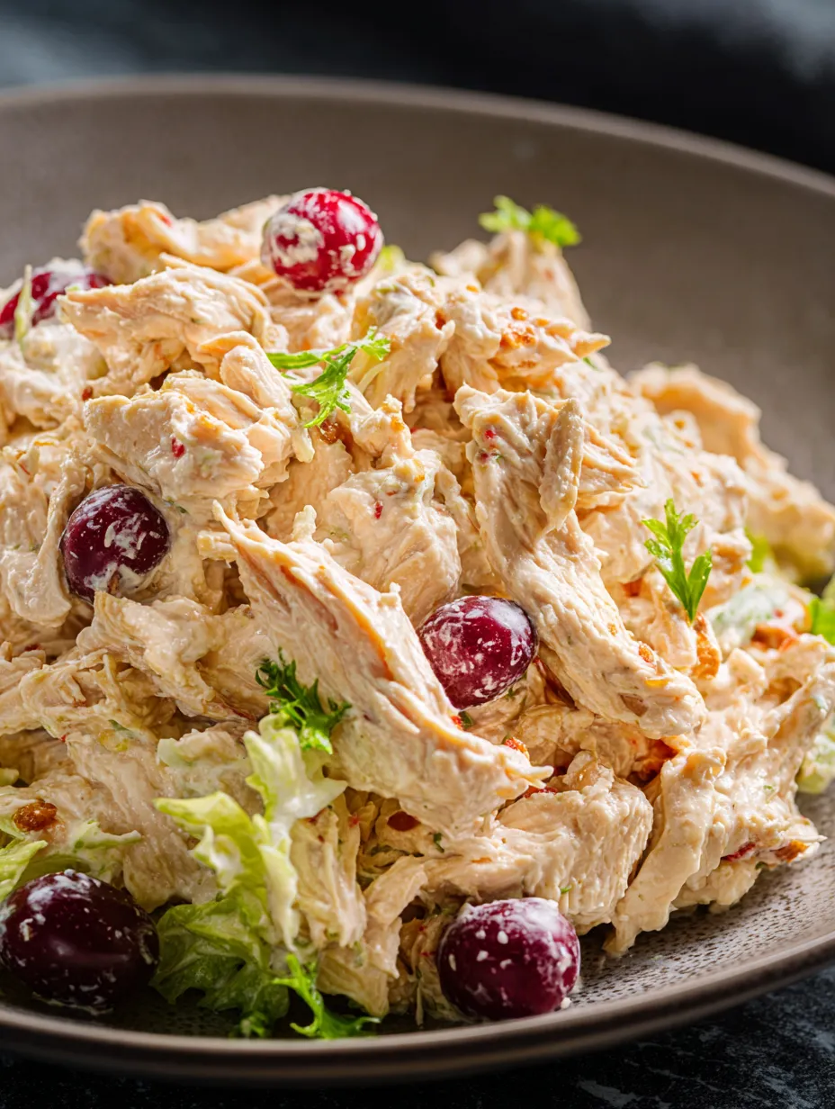 Ein Teller mit Salat und Fleisch.