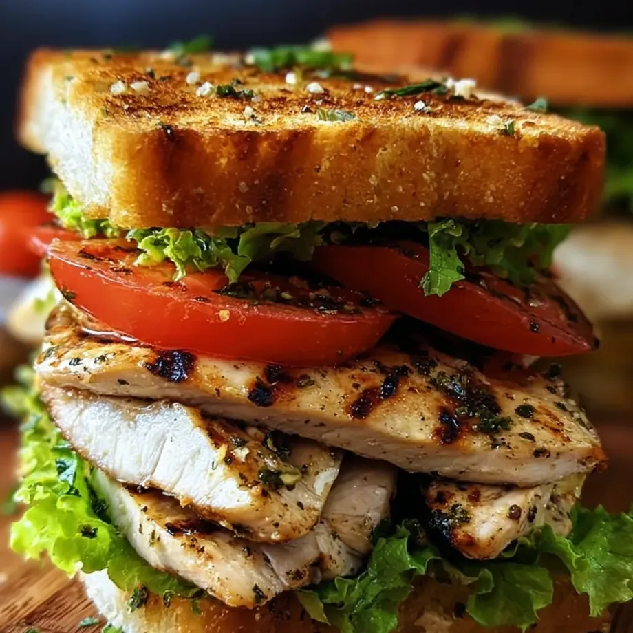 Ein Sandwich mit Fleisch und Salat.