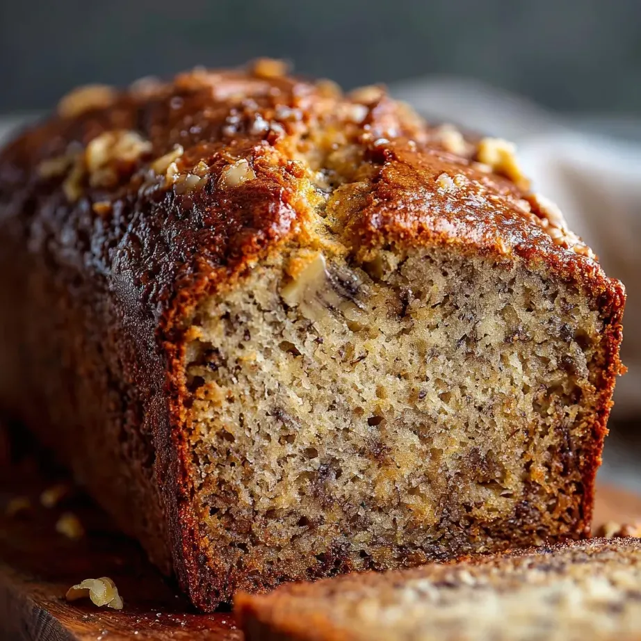 Ein Brotlaib mit Nüssen oben drauf.