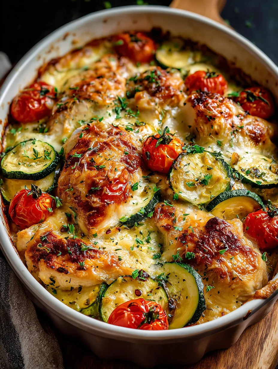Eine Schüssel mit Hähnchen und Gemüse.