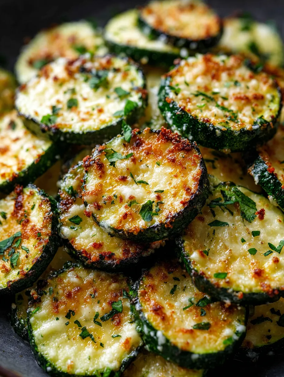 Ein Teller mit gegrillter Zucchini und Käse.