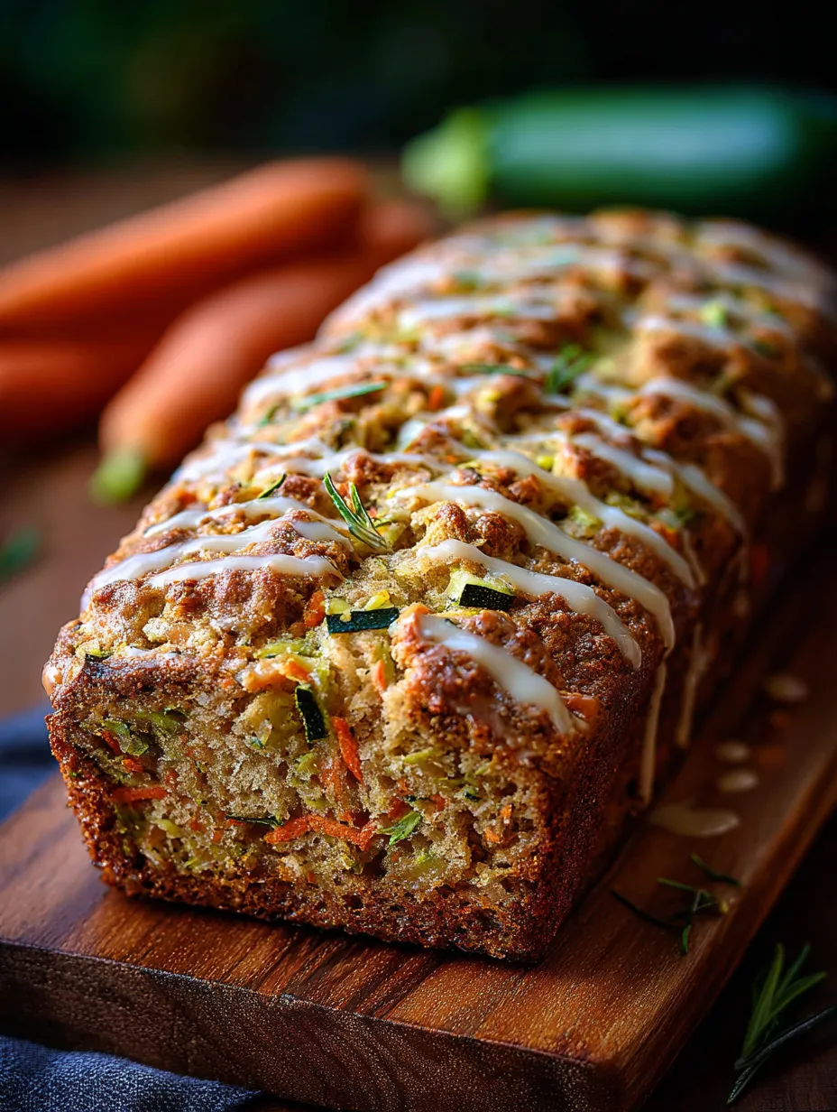 Ein frisches Brot mit Karotten oben drauf.