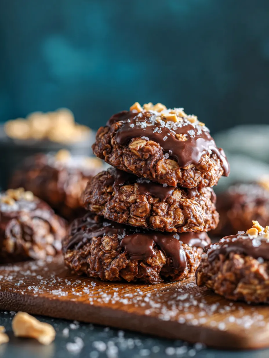 Schokokekse mit Nüssen obendrauf.