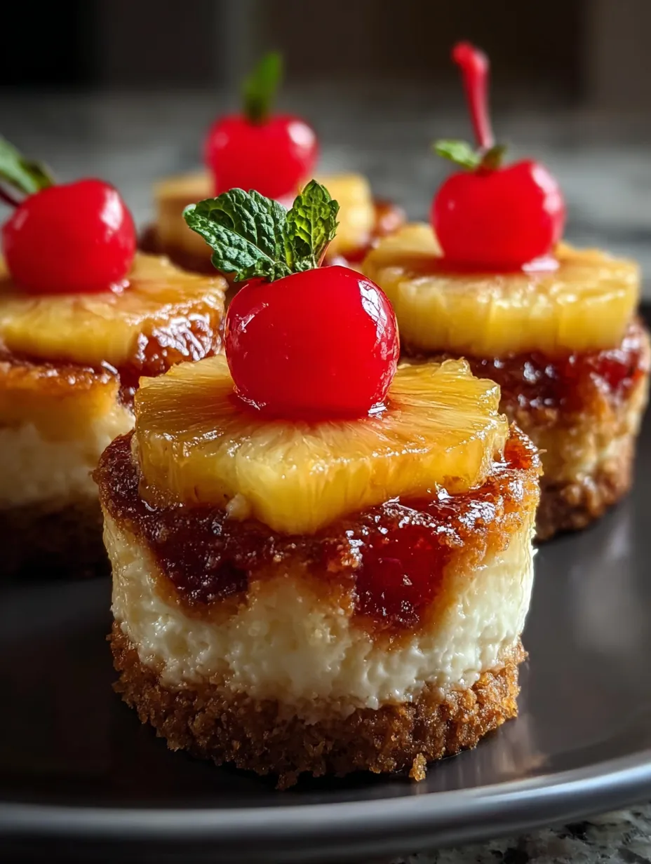 Ein Stück Ananas-Upside-Down-Kuchen.