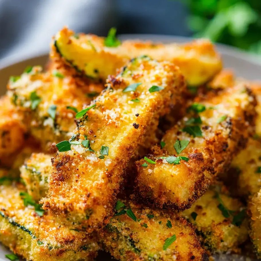 Eine Schüssel mit Zucchini-Streifen, die in der Mitte des Bildes liegen und sich nach oben und unten erstrecken.