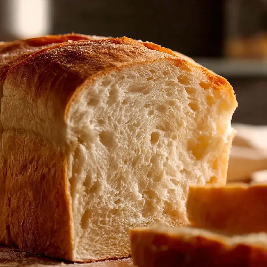 Eine halbe Scheibe von Vollkornbrot, das in einem Lichtfleck gehalten wird.