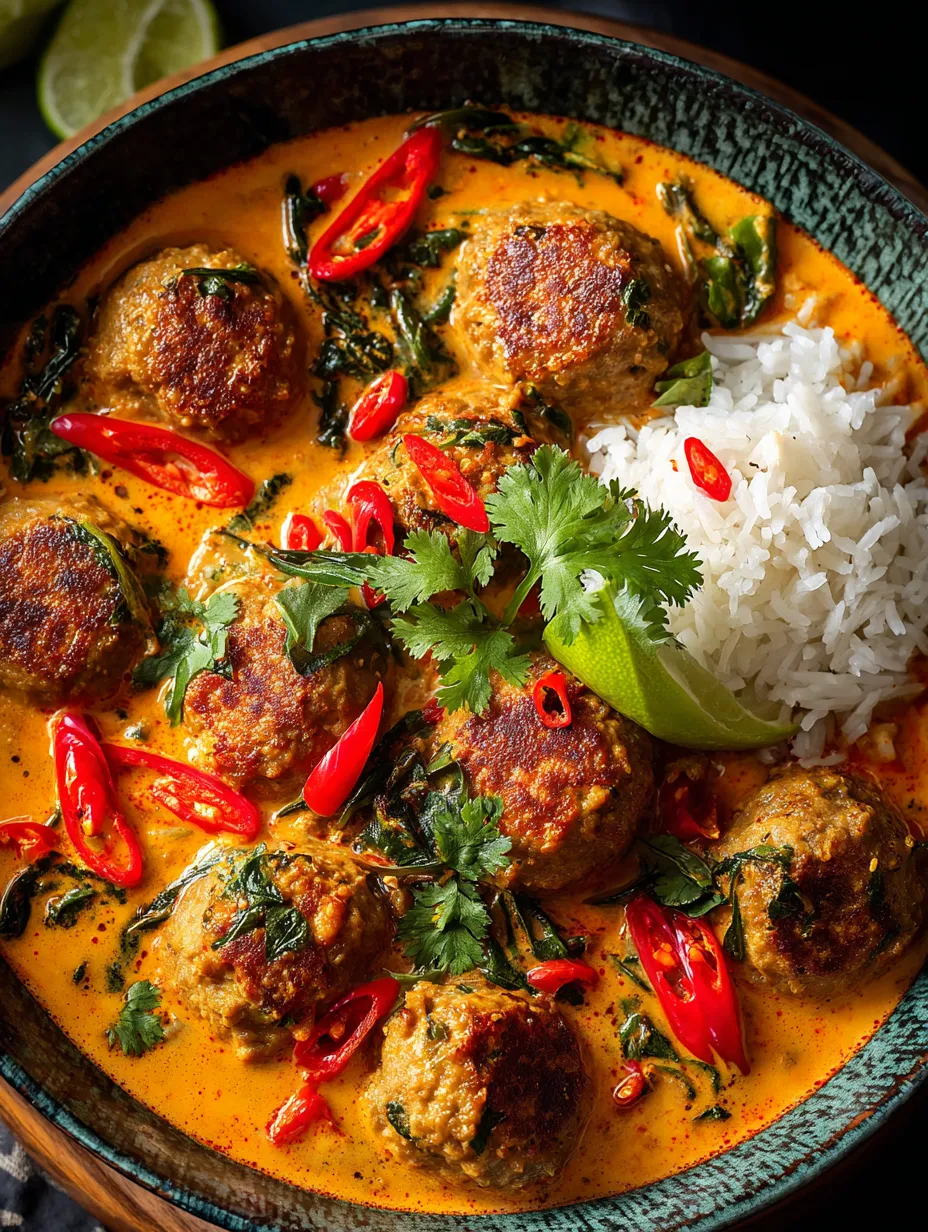 Ein Bild von einer Kasserolle mit einer Mischung aus Rice, Kokosmilch, Tomaten, Paprika, Zwiebeln und Koriander.