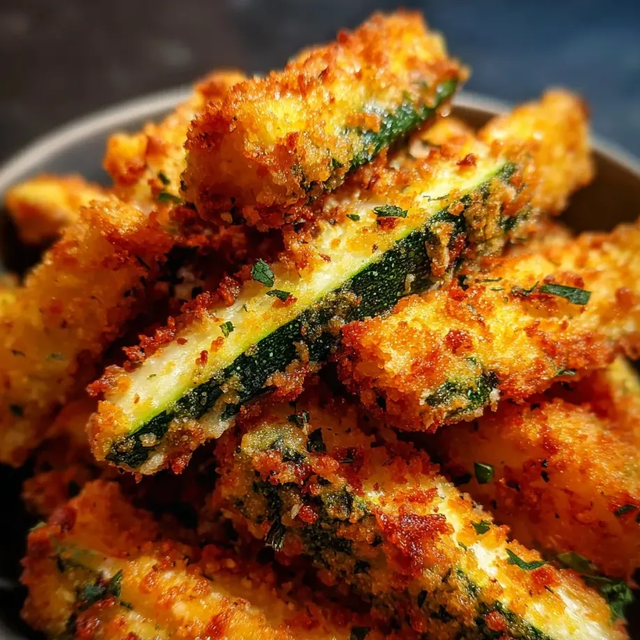 Ein Bild von Zucchini-Streifen, die in einem Topf oder Schüssel präsentiert werden.