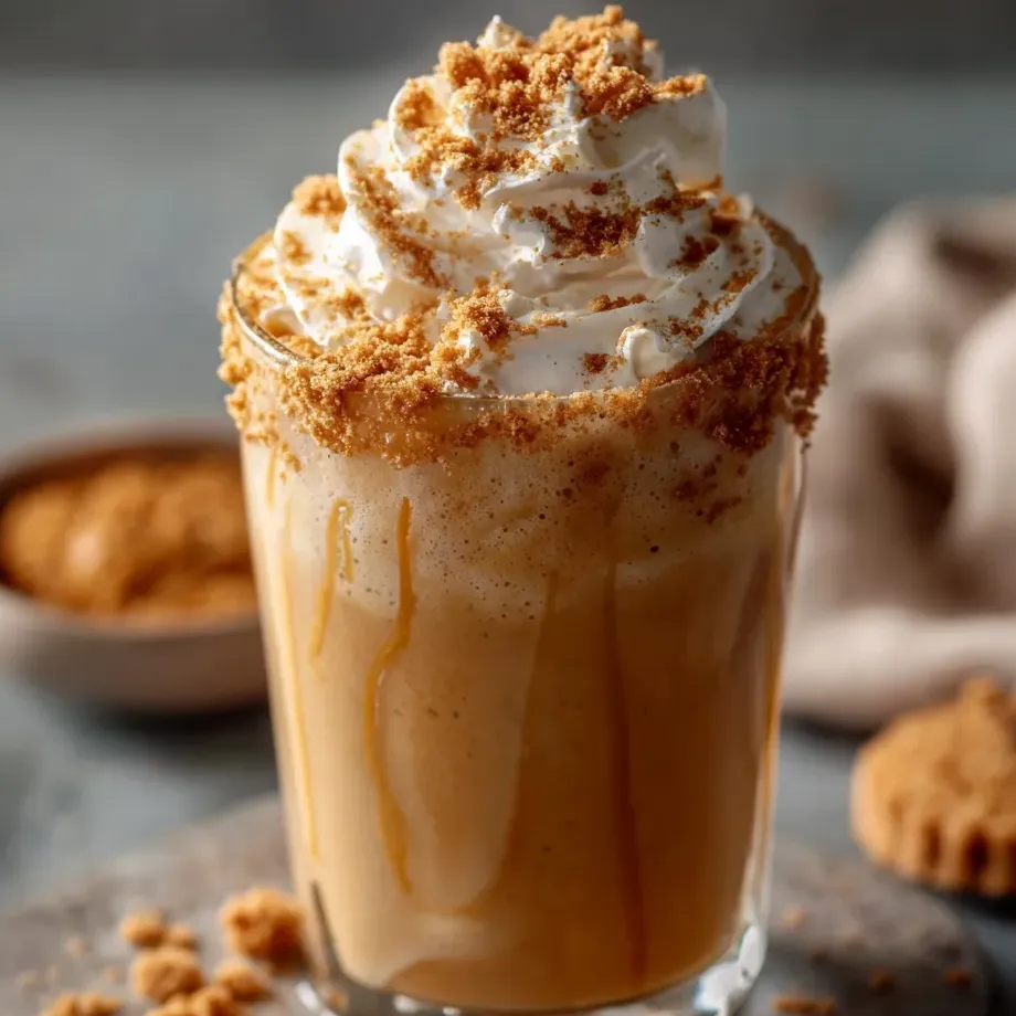 Ein Glas mit einer cremigen Mischung, die aus einer Mischung aus Milch, Zucker und Vanille hergestellt wurde. Es hat eine weiße Schicht auf der Oberseite und ist mit Zuckerstreusel bestreut.