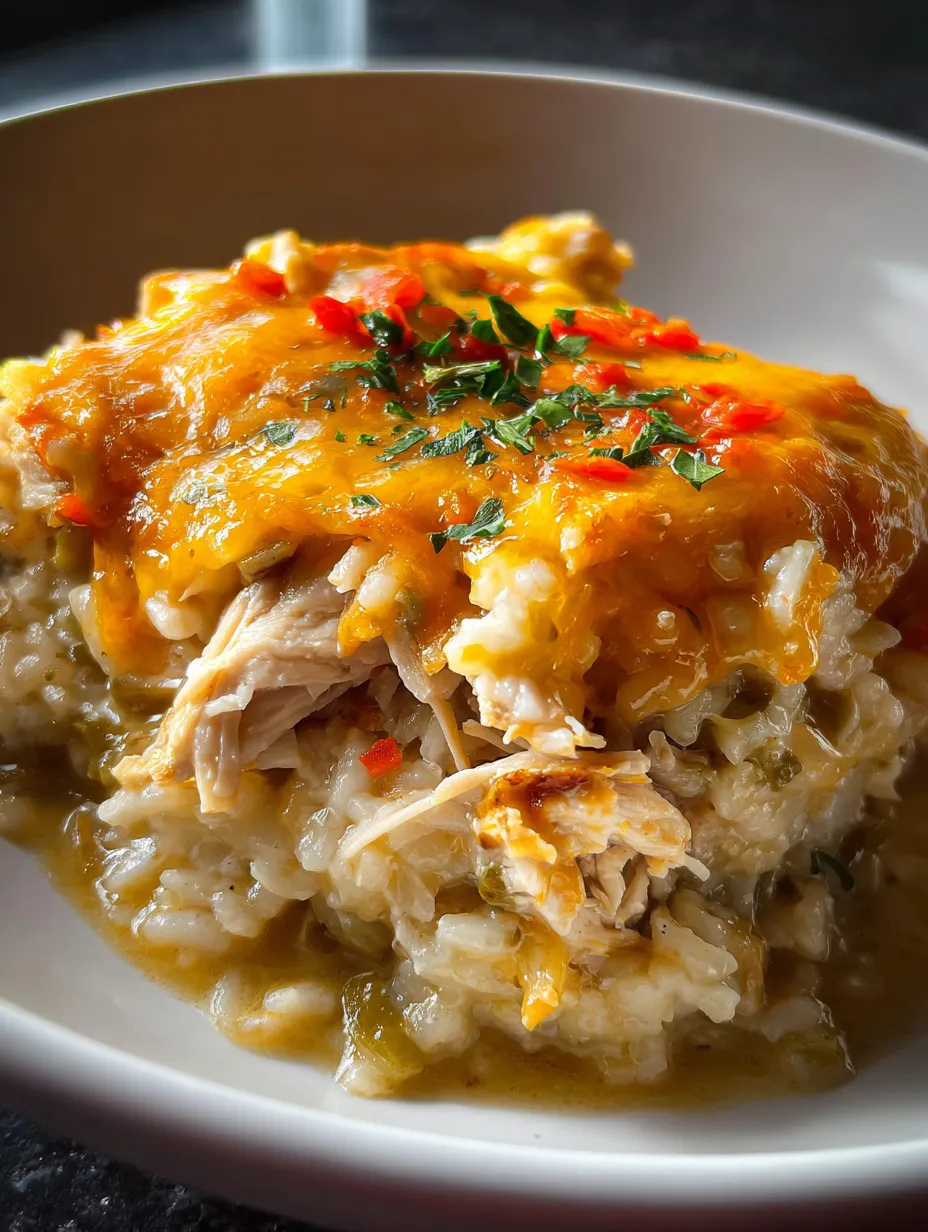 Ein Plate mit einer Mischung aus Rice, Käse und Gemüse, garniert mit Tomaten und Zwiebeln.