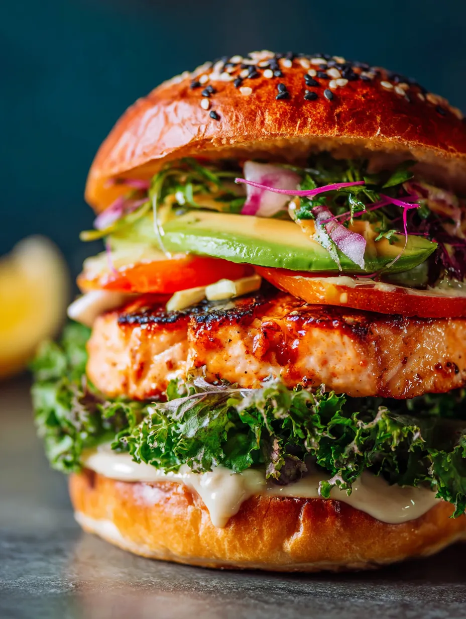 Ein großes Sandwich mit verschiedenen Zutaten wie Avocado, Tomaten, Lettuce, Käse und Salat.