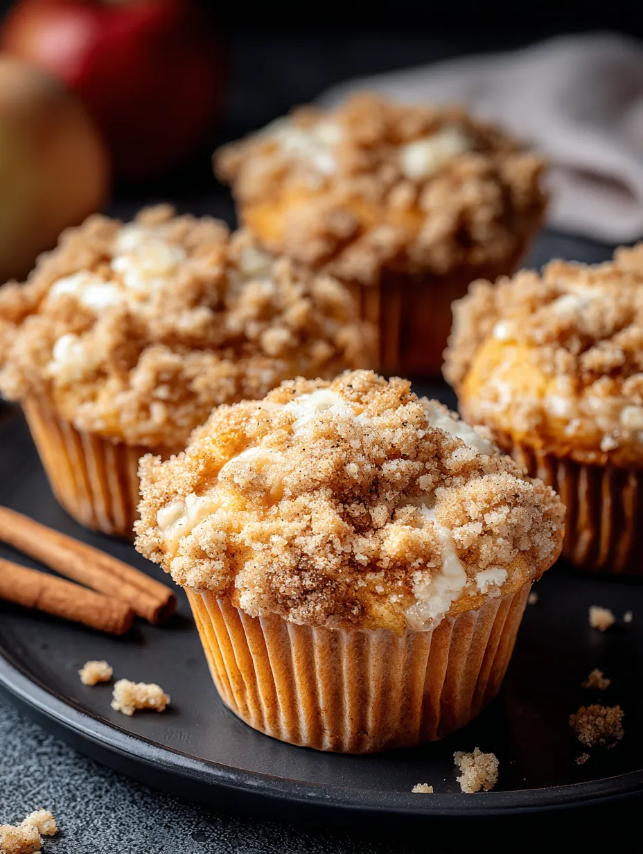 Ein weiches, zartes Muffin mit einer fruchtigen Note, das mit einer Schicht aus Zucker, Butter und Eiern zubereitet wurde.