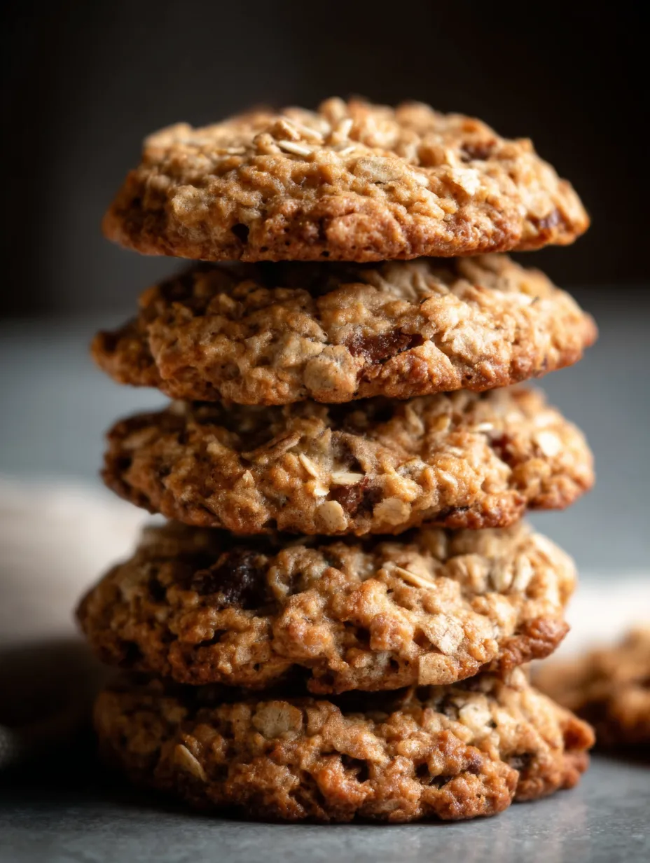 Eine Schicht aus Biscuit-Brotchen, die mit Nüssen und Früchten garniert sind.