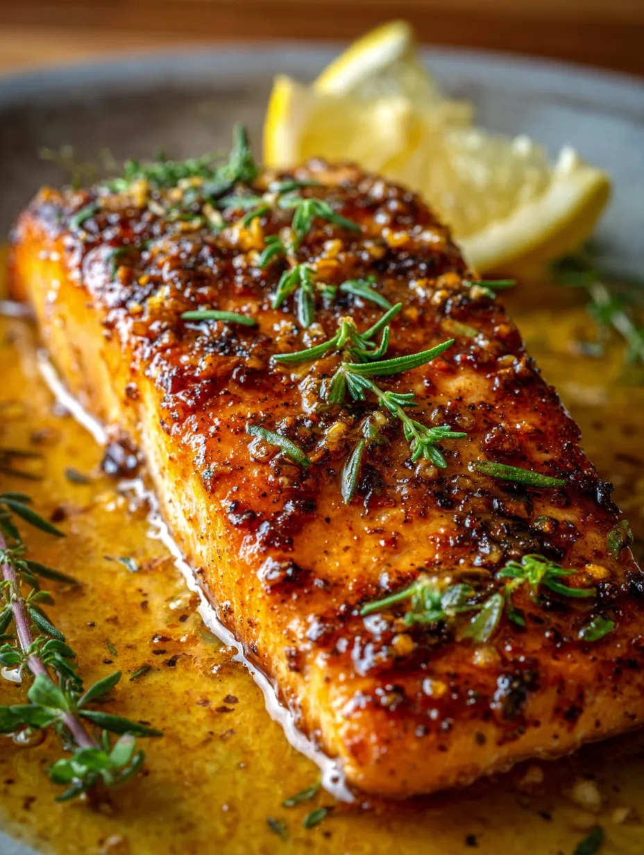 Eine gegrillte Fischfilet mit Gewürzen und Zwiebeln.