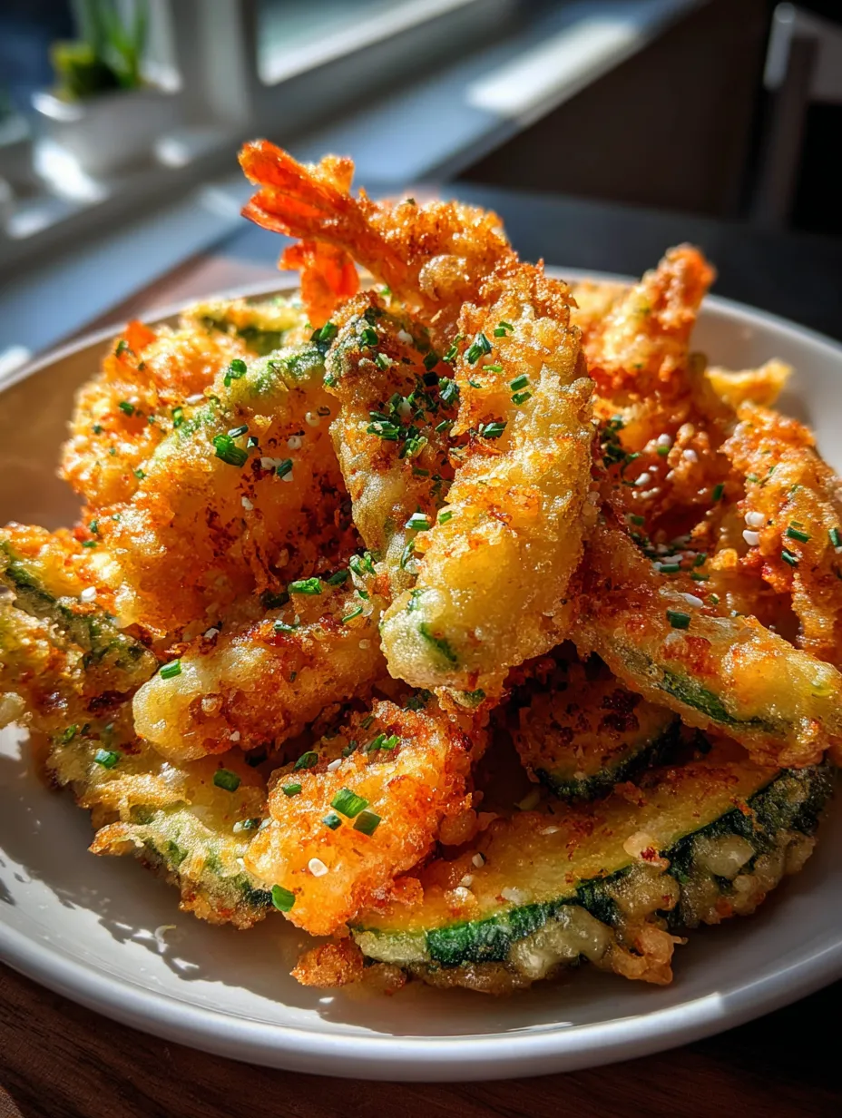 Ein weißer Teller mit Zucchini-Streifen und Zwiebeln.