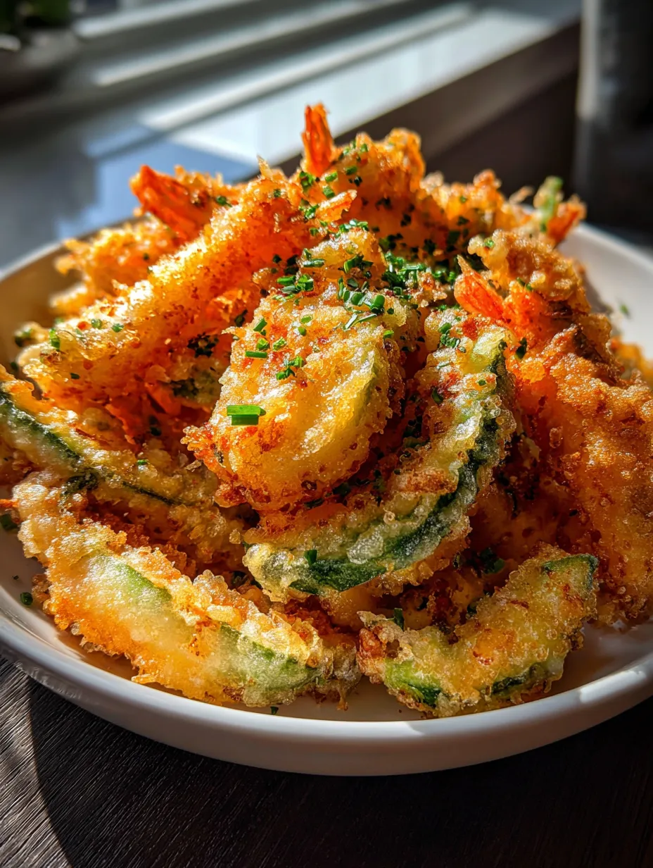 Ein weißer Teller mit frisch zubereiteten Zucchini-Krautchen.