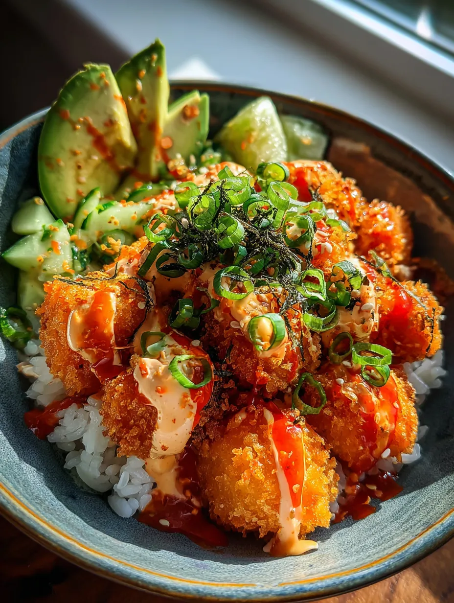 Ein Schälchen mit Rice und Gemüse, darunter Zwiebeln, Tomaten und Garnelen.
