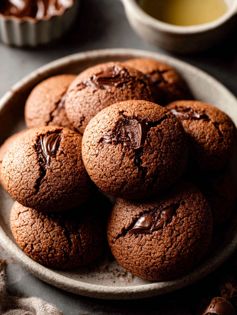 Eine Schüssel mit Schokokeksen.