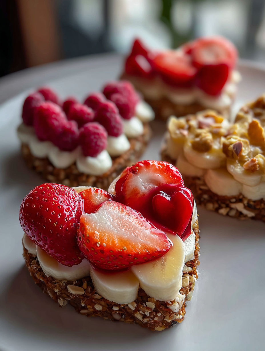 Ein Teller mit Obst und Nüssen.