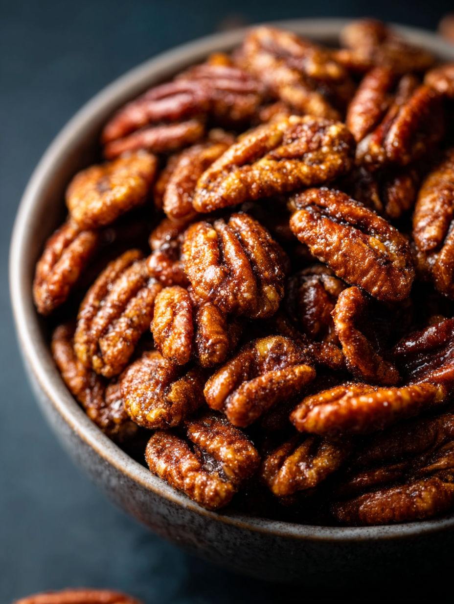 Eine Schüssel voller leckerer Nüsse.