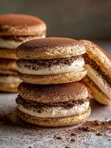Gestapelte Tiramisu Kekse