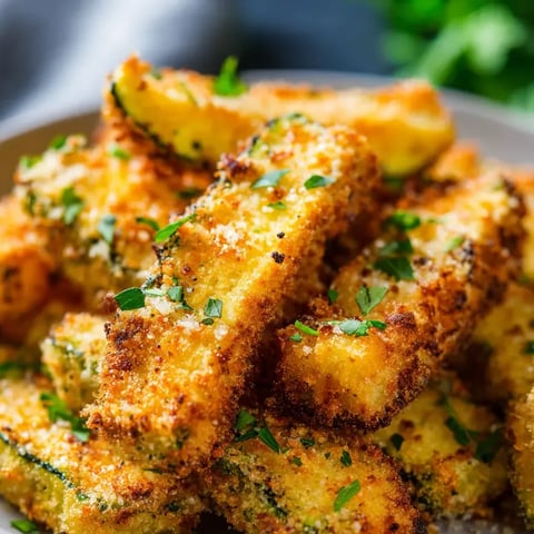 Eine Schüssel mit Zucchini-Streifen, die in der Mitte des Bildes liegen und sich nach oben und unten erstrecken.