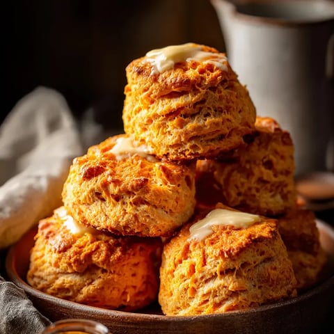 Ein Becher mit Buttercreme und eine Schüssel mit Buttercreme und Keks.