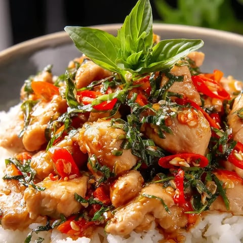 Ein Bild von einer chinesischen Gerichte, die aus Rindfleisch, Zwiebeln, Paprika und Koriander zubereitet wurde.