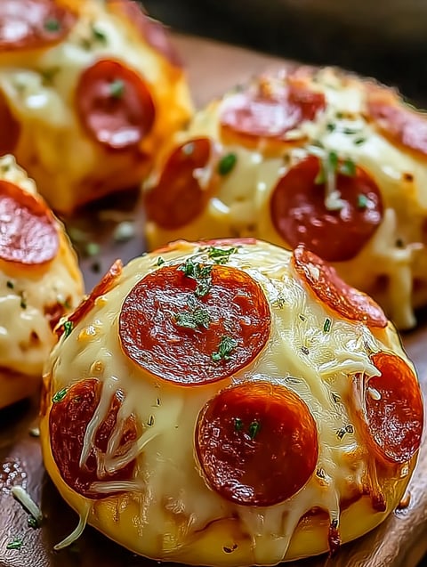 Käse Pepperoni Bomben.