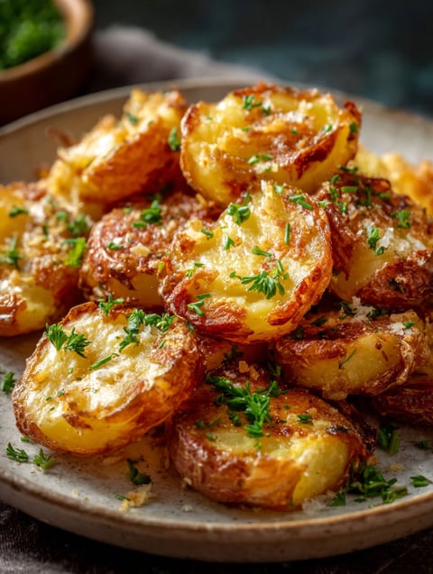 Ein Teller mit Käse-Peperoni-Pizza-Bällchen.